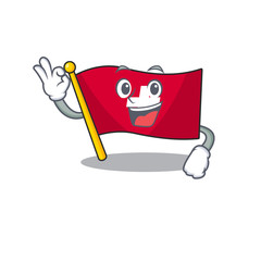 Sticker - Okay flag switzerland isolated in the character