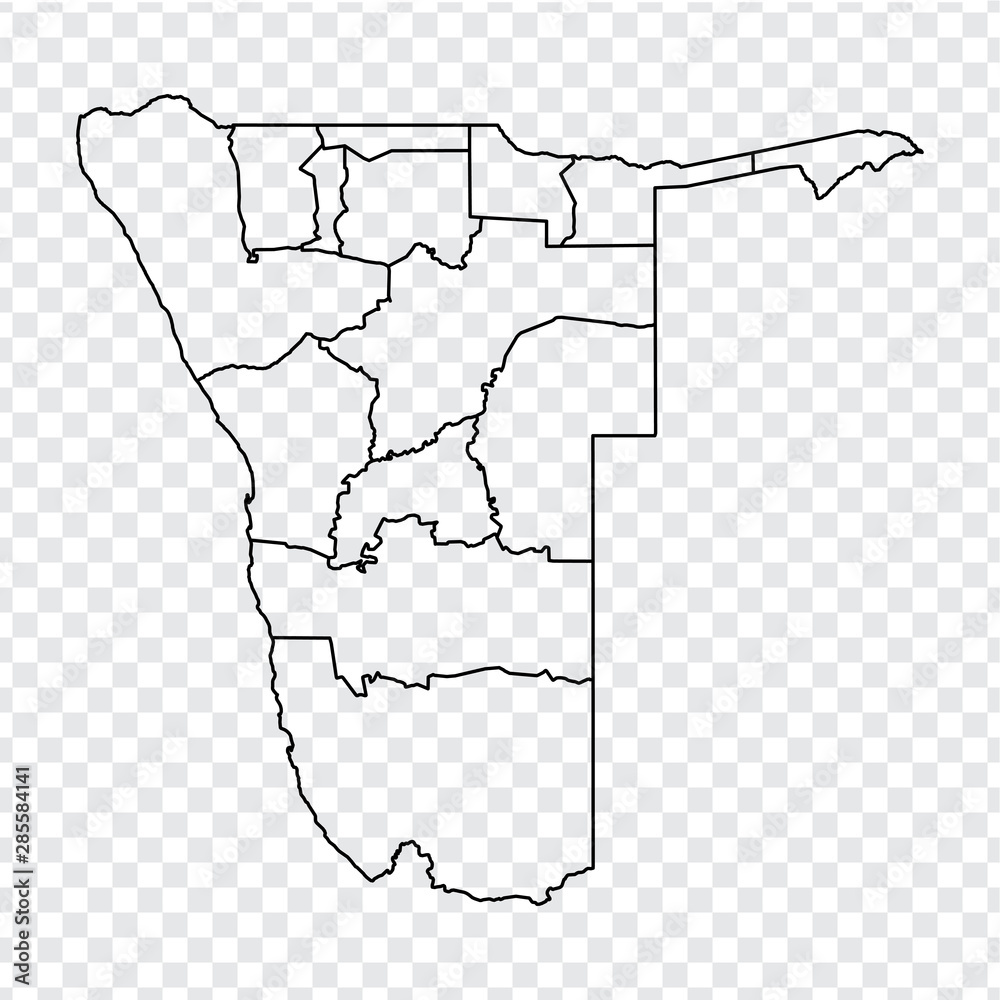 blank-map-republic-of-namibia-high-quality-map-of-namibia-with-provinces-on-transparent-background-for-your-web-site-design-logo-app-ui-stock-vector-eps10-stock-vector-adobe-stock for Free Printable Map Of Namibia Blank map Republic of Namibia. High quality map of Namibia with provinces on transparent background for your web site design, logo, app, UI. Stock vector. EPS10. Stock Vector | Adobe Stock for Free Printable Map Of Namibia
