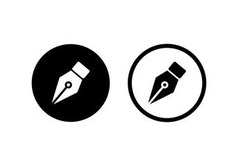 Poster - pen tool icon vector
