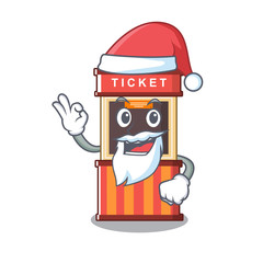 Sticker - Santa ticket booth in the character door