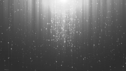 Wall Mural - abstract particle award with glitter effect on dark background