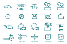 Lightweight Material Icon For Product And Thinness Object.