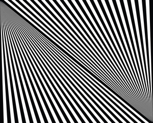 monochrome black and white lines background. optical illusion