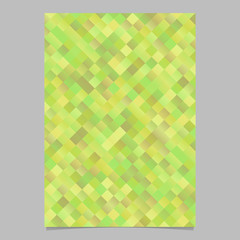 Poster - Trendy colorful modern diagonal square template - abstract vector flyer