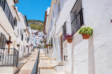 Wall Mural - White streets of Mijas. Andalusia, Spain