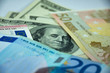 © dafna - american, american money, banking, behind, bill, business, cash, currency, dollar, dollar vs euro, euro, euro money, euro vs dollar, exchange, finance, financial, franklin roosevelt, green, investment