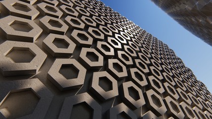 Poster - abstrack background 3d model rendering