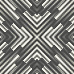 Canvas Print - Seamless Line Background. Vector Plaid Pattern