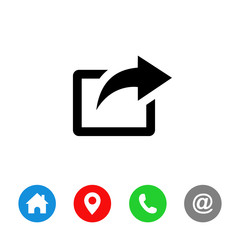 Poster - Share icon, Share symbols vector. for website, Computer and mobile vector.