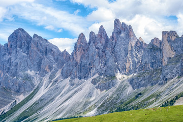 Wall Mural - High mountain peaks in the Dolomites