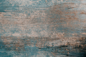 Wall Mural - vintage of rustic blue wooden for background texture 