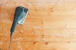 © nikkytok - wooden floor sanding with flat sander tool