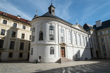 Kaple Sv. Krize On Prazsky Hrad In Praha City In Czech Republic