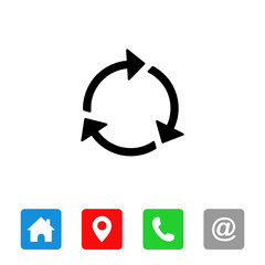 Poster - Reload icon vector, Reload symbol
