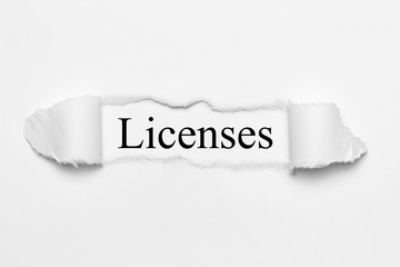 Sticker - Licenses 