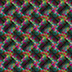 Poster - Geometrical circle pattern background - abstract colorful vector graphic design