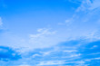 emotion cloud wave on blue sky in summer season