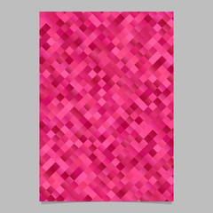 Poster - Geometrical trendy modern gradient square poster template - abstract vector brochure illustration