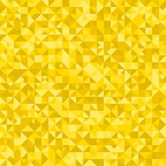 Poster - Mosaic triangle pattern background - abstract polygonal vector design