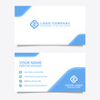 © Salman - Abstract business card template. Modern vector design