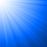 Fototapeta Niebo - Blue Light Rays Abstract Background