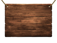 Wooden Shield Background. High Detailed Illustration