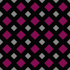 Poster - Seamless geometric square pattern background - vector graphic design
