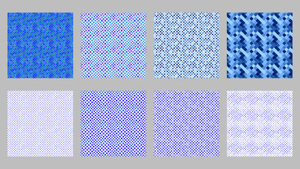 Poster - Geometrical square pattern background set - abstract vector graphic from diagonal squares