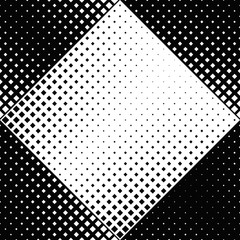 Poster - Seamless square pattern background design - abstract black and white vector graphic
