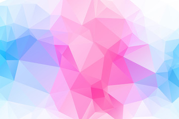 Wall Mural - multicolored Low poly crystal background. Polygon design pattern. colorful Low poly vector illustration, low polygon background.