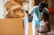 © JackF - Man and his daughter at hall of Museum