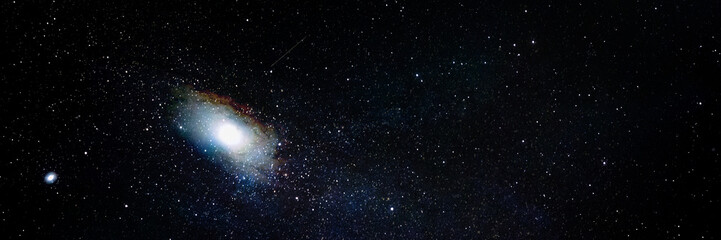 Wall Mural - bright galaxy in mostly empty space