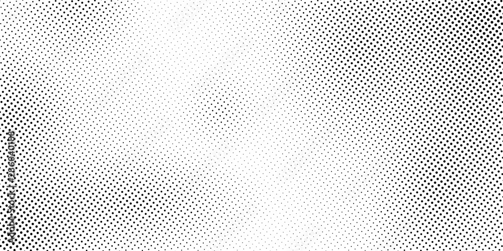 Black and White Dots, Halftone effect. Gradient Stock Vector | Adobe Stock