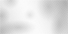 Black And White Dots, Halftone Effect. Gradient