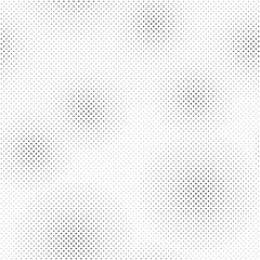 Wall Mural - Black and White Dots, Halftone effect