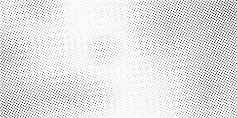 Black and White Dots, Halftone effect. Gradient