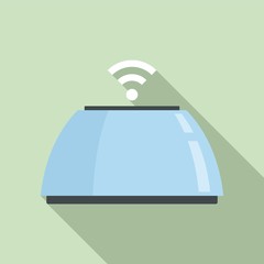 Poster - Smart speaker icon. Flat illustration of smart speaker vector icon for web design