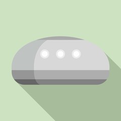 Poster - Wireless smart speaker icon. Flat illustration of wireless smart speaker vector icon for web design