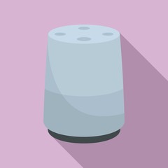 Poster - Audio smart speaker icon. Flat illustration of audio smart speaker vector icon for web design