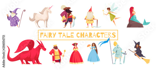 Photographie Fairy Tale Characters Set