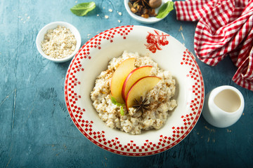 Sticker - Oatmeal porridge with apple and spices