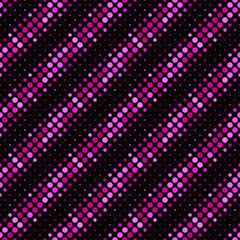 Poster - Seamless circle pattern background - deep pink vector graphic design from dots