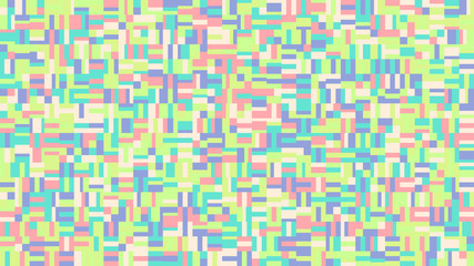 Poster - Random chaotic abstract geometric pattern website background - polygonal colorful vector design with rectangles
