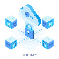 Aufkleber - cloud security concept 05