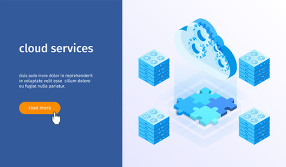 Aufkleber - Cloud services banner 05