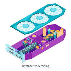 Poster - Cryptocurrency mining concept 02