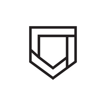 Shield graphic design template vector isolated illustration