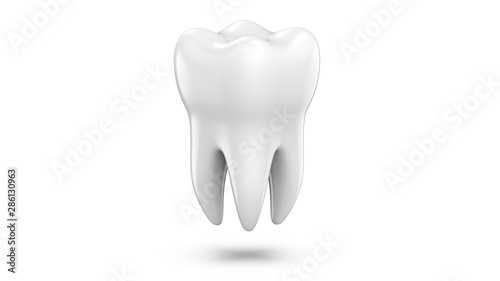 Fotografía Dental 3d model of premolar tooth as a concept of dental examination teeth, dental health and hygiene