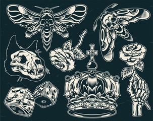 Sticker - Vintage tattoos collection