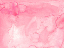 Watercolor Pink Texture Abstract Background